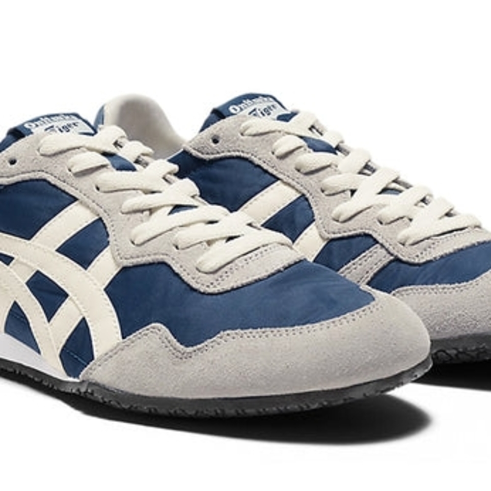 Onitsuka Tiger by Asics Men's Blue and Gray Serrano Sneakers